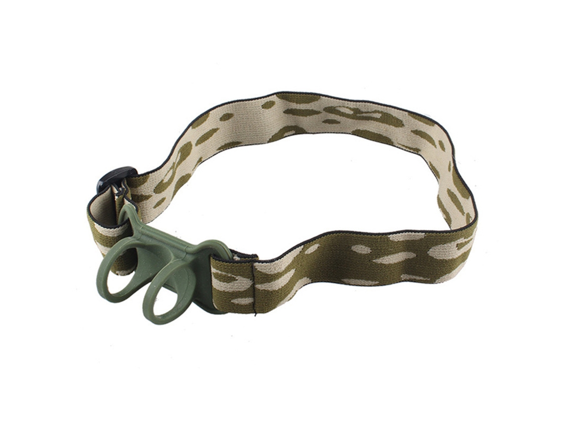 Alça Elástica BRILVIBERA para Lanterna de Cabeça, compatível com lanternas de 22 a 30 mm