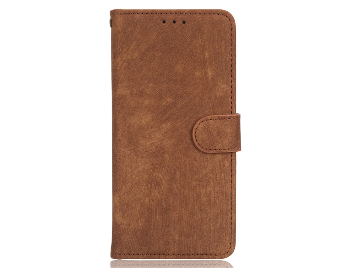 Capa Flip Para Celular, Capa Completa Em Couro.marrom Escuro - Redmi Note 14 Pro Plus