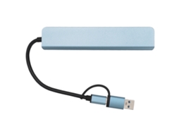 Aetheria hub Usb C 8 em 1 Adaptador Multi Porta com Slot de Cartão Usb 3.0 Usb 2.0 Transferência Rápida