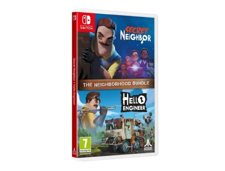 Pacote Da Vizinhança Secret Neighbor Hello Engineer Para Nintendo Switch Atari (com Caixa / Cartucho)