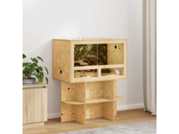Vidaxl Terrário Castanho 80 X 50 X 50 Cm Osb