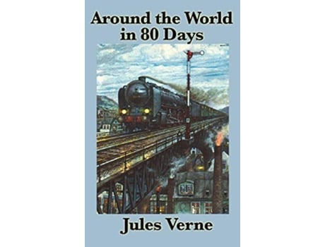 Livro Around the World in 80 Days de Jules Verne (Inglês)