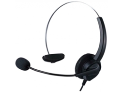 Fone De Ouvido Para Call Center Com Controle Remoto, Usb, Preto Brilvibera
