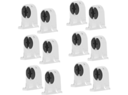 Conjunto De 20 Suportes Para Lâmpadas Em Formato De Lápide, Ideais Para Uso Doméstico. Gokoco