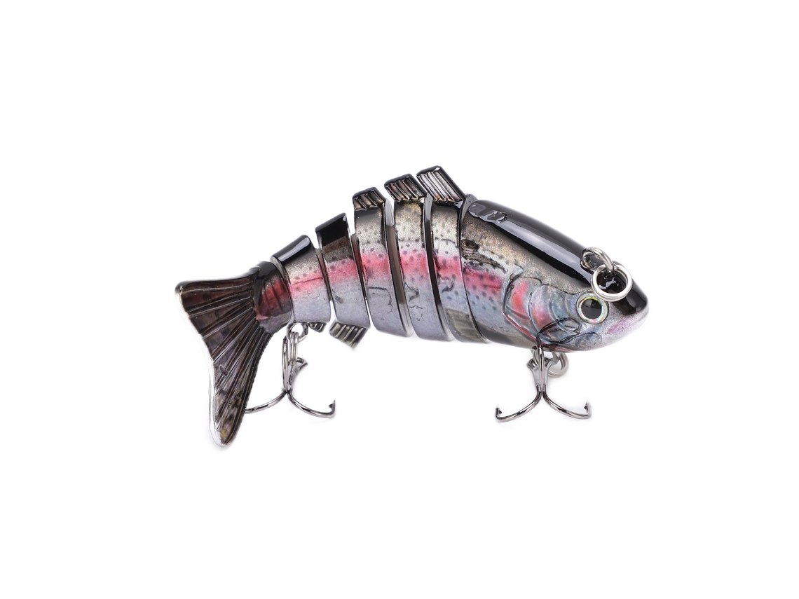 Isca Artificial Multiarticulada para Peixes com 2 Anzóis