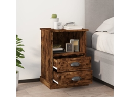 Vidaxl Mesas De Cabeceira 2 Pcs 43x36x60 Cm Cor Carvalho Fumado
