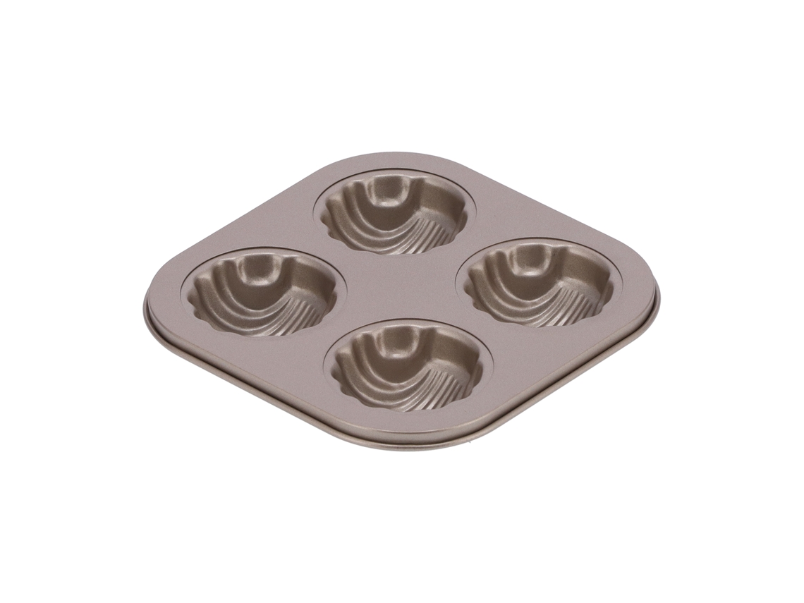 Forma De Cupcake Aço Carbono Resistente Antiaderente Para Microondas