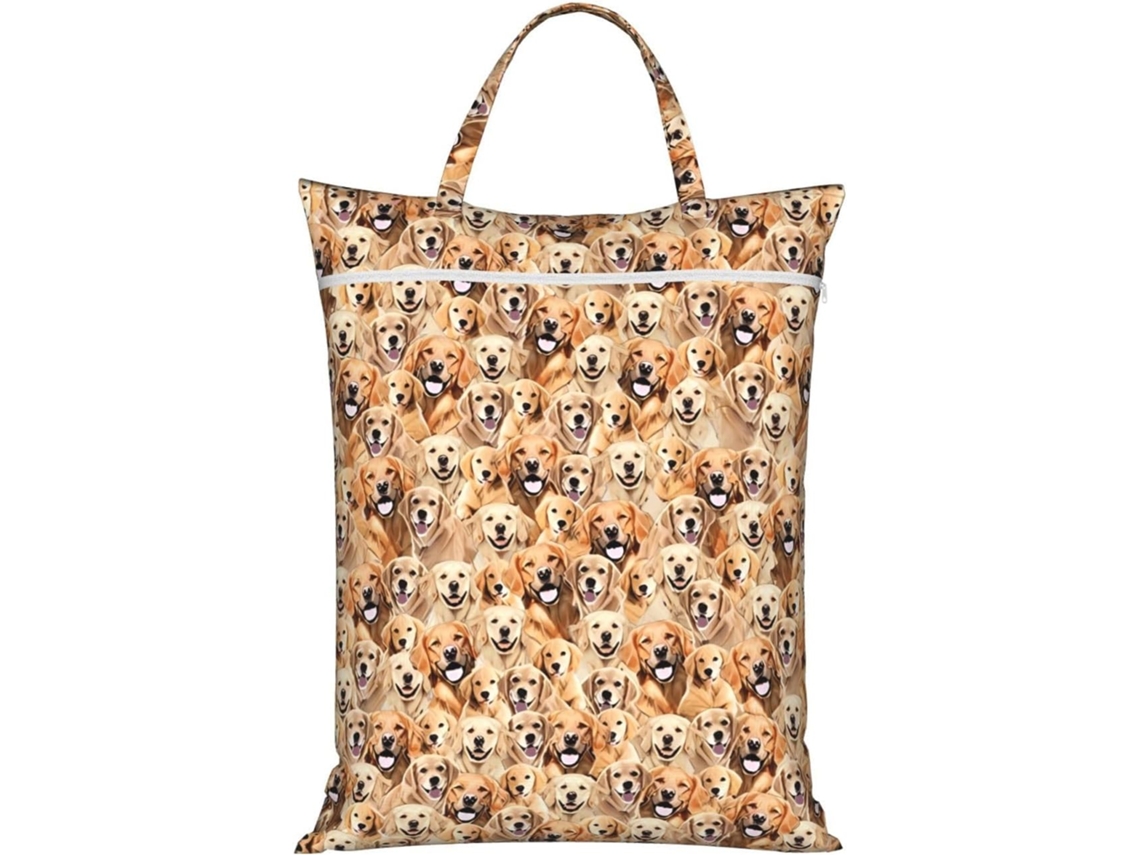 Saco De Roupa Suja Para Viagem Com Estampa De Labrador Retriever