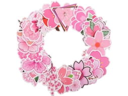 Adesivos Florais Compatíveis Com Eletrônicos E Diário 100 Em Pvc Para Decoração Diy E Personalização Elegante