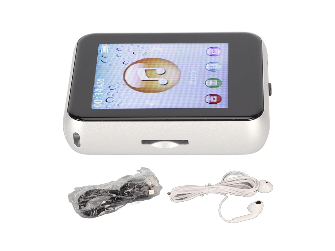 MP3 Player portátil com alto-falante HiFi e tela Bluetooth EOOCOO
