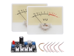 Medidor Vu com Placa de Driver e Luz de Fundo para Áudio S/MARCA