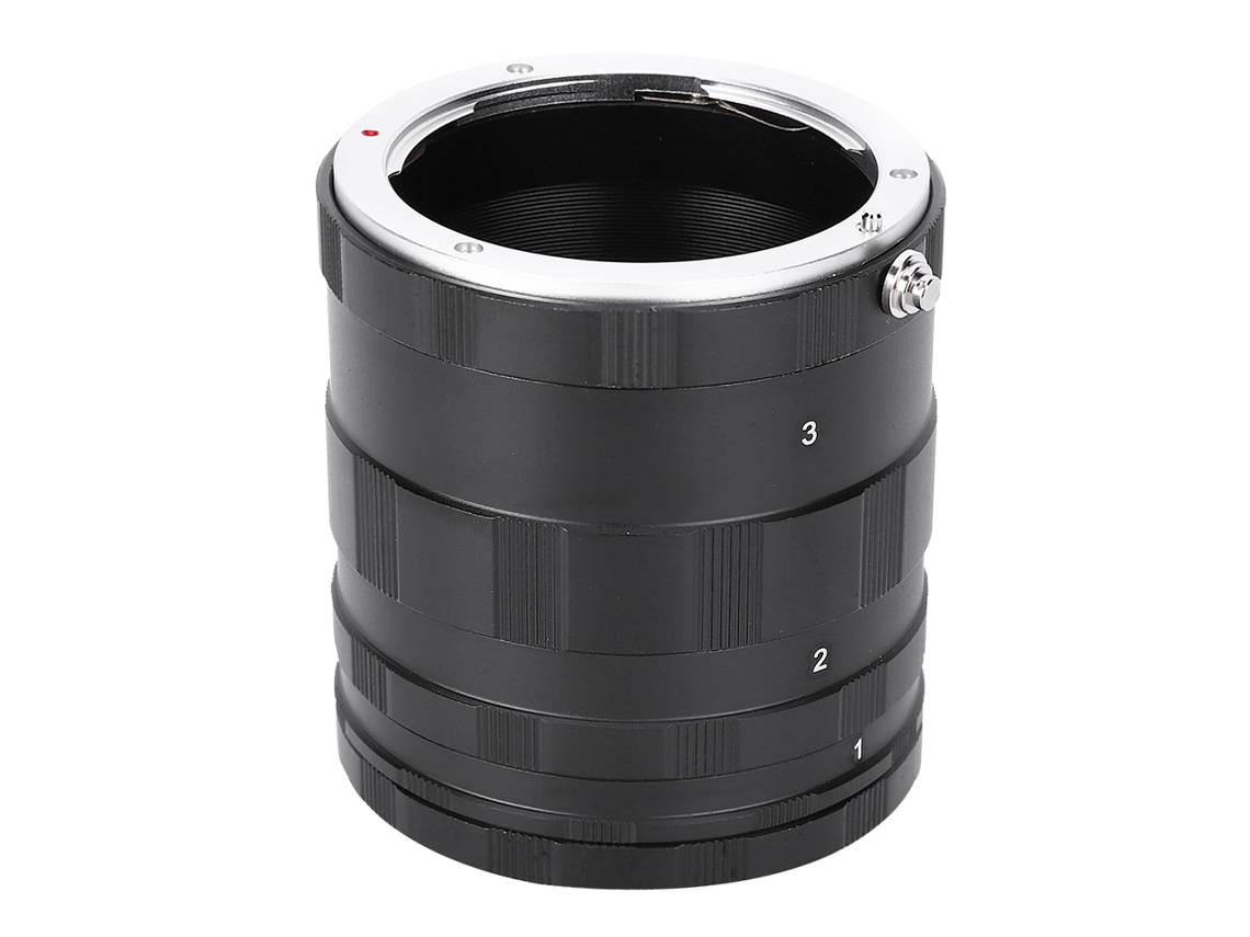 2026 anel Adaptador de Lente Macro para Câmera, Tubo Extensor para Enfoque Próximo e Fotografia Macro