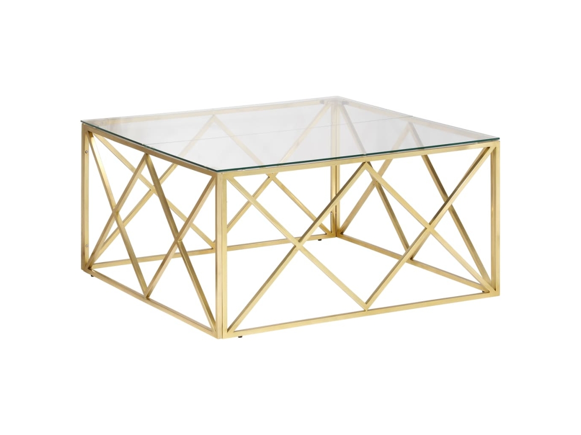 Coffee Table, Coffee Tables Vidaxl Ouro Aço Inoxidável (n/a)