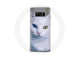 Capa para Samsung Galaxy S8 Van turco olho gato olho azul olho amarelo