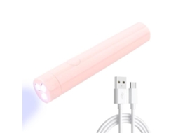 Rosa Lâmpada Led Uv para Unhas Portátil de Secagem Rápida Usb Ferramentas de Fototerapia para Casa Lâmpada Profissional para Unhas Mini Lâmpada Para
