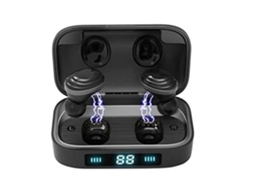 Auriculares Sem Fios Bluetooth Display Led/lcd Estojo De Carregamento Lurelia