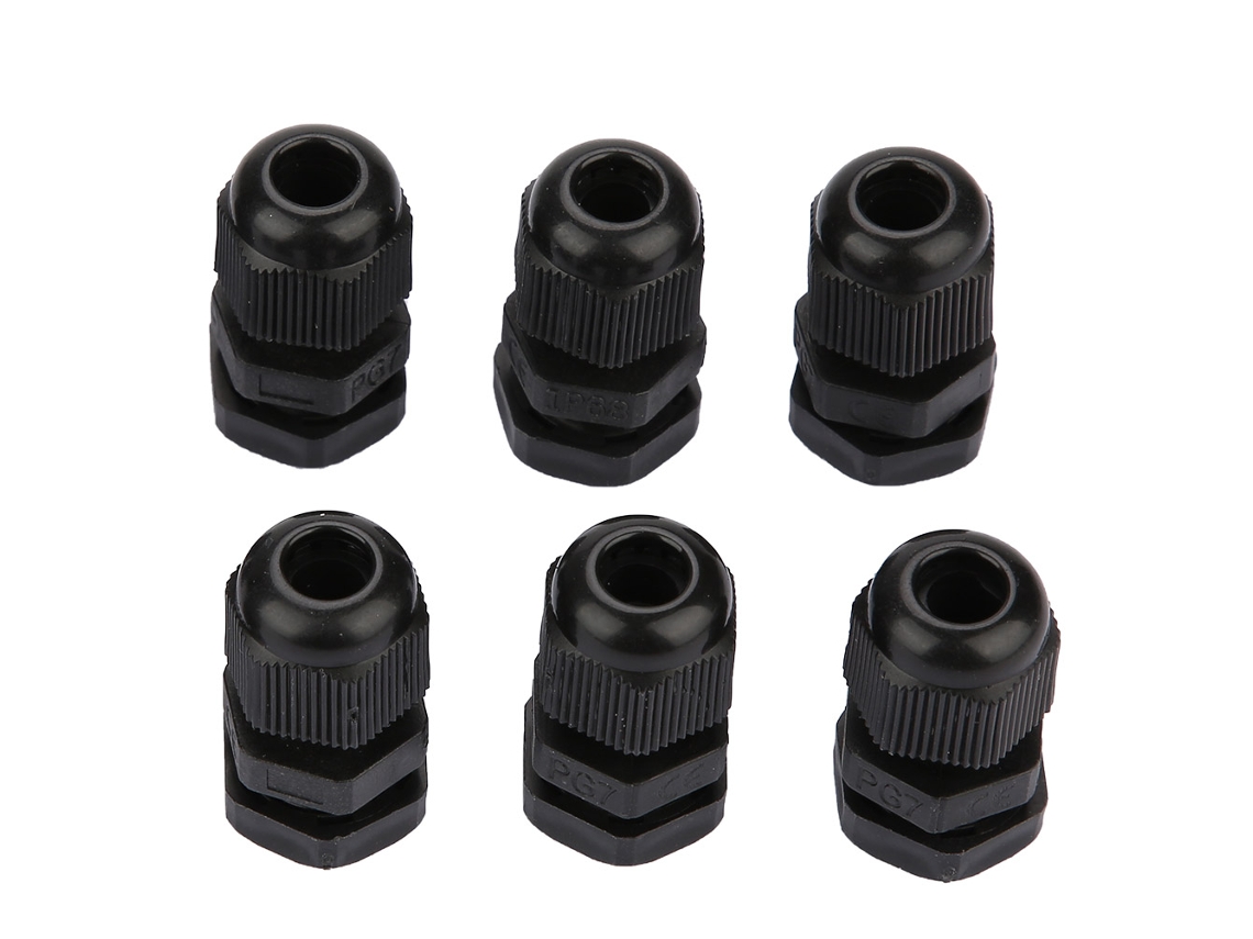 Conector De Gaiola De Cabo Nylon Impermeável Ip68 (10pcs)