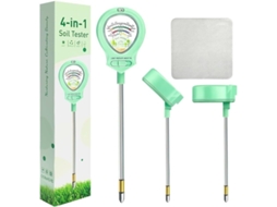 Medidor De Umidade Do Solo 4em 1, Testador Nível Acidez, Cuidado Preciso Com As Plantas, Monitor Ph, Luz