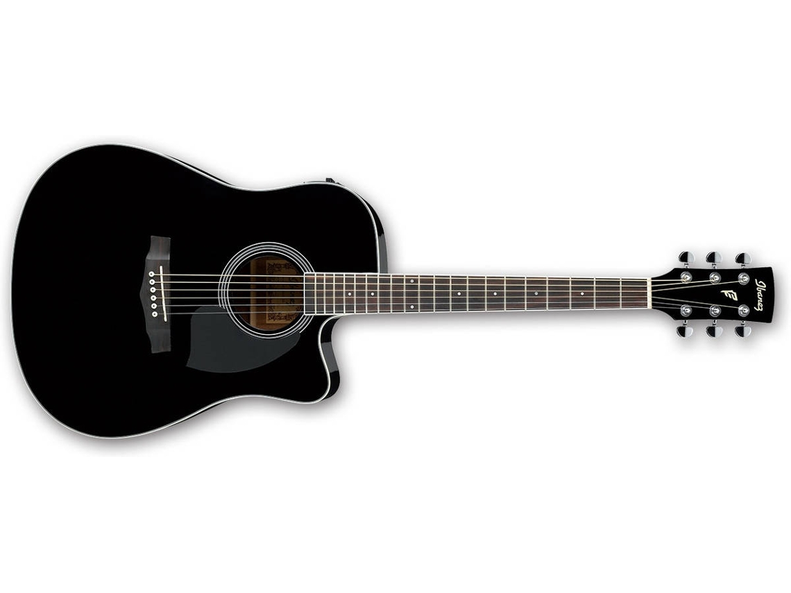 Guitarra Eletro-Acústica IBANEZ PF15ECE-BK Preto