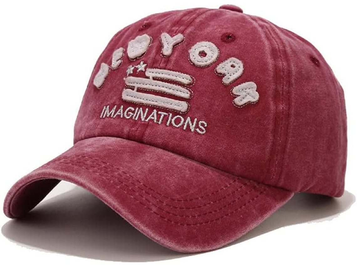 Boné trucker com tela, ajustável, para coque alto | S/MARCA