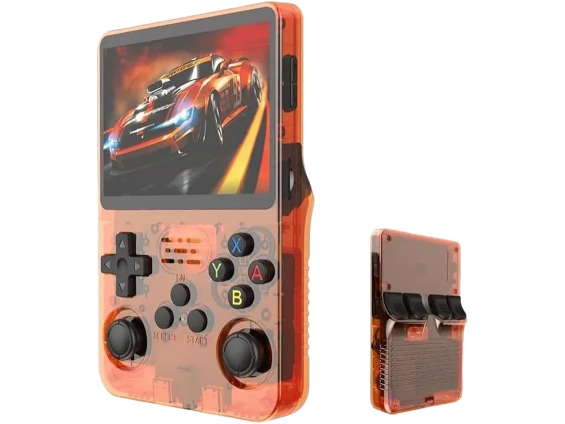 Console de Jogos Portátil Retrô VONKELIOS com Tela Ips 3,5 Polegadas, 64 Gb, 20.000 Clássicos