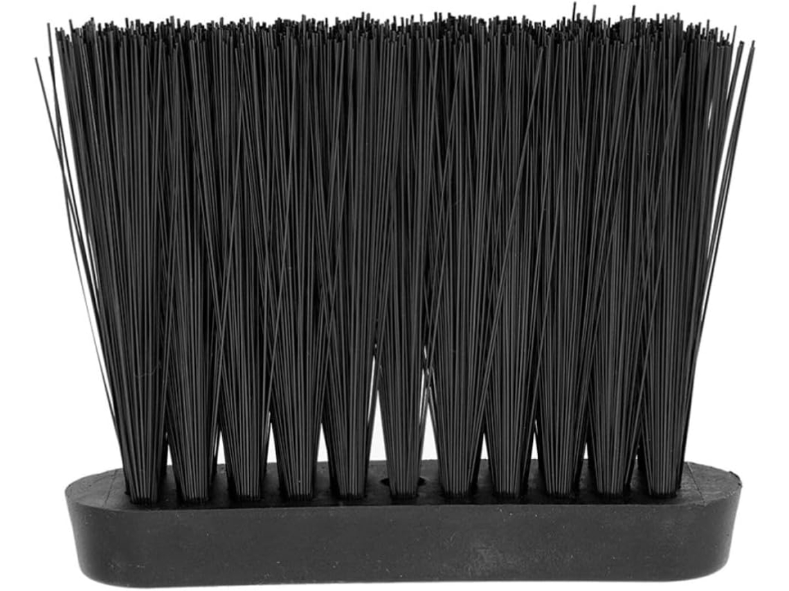 Escova De Limpeza Chaminé Mikinona Mini Com Pá Lixo, Escova De Limpeza Plástico Preta Para Lareira E Fogão A Lenha