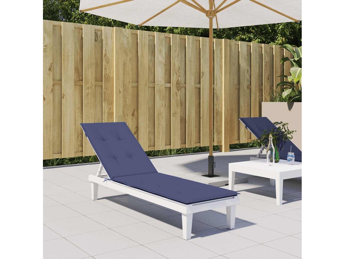 Almofadão para Cadeira de Terraço Tecido Oxford Azul marinho HARLANV1