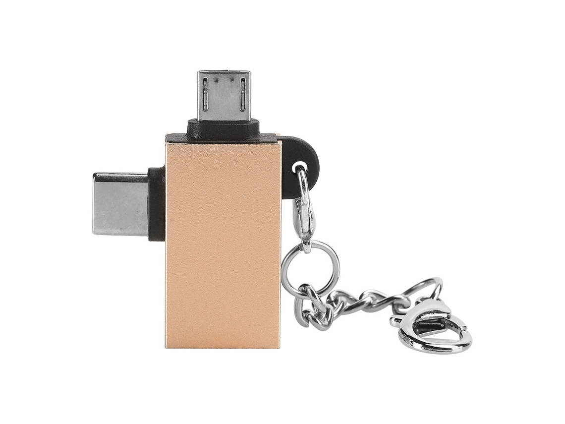 Cabo Adaptador Otg EOOCOO (1 para 2, Suporta Usb 3.0)