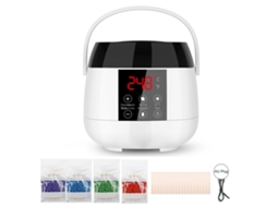 2026 kit Calentador de Cera Depilatoria Inteligente Con Warmer de Cera, Frijoles de Cera Y Palillos Aplicadores para Depilación