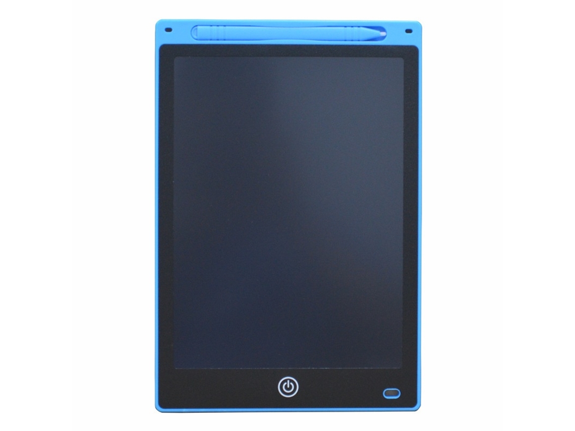 Tablet De Escrita Lcd Infantil, 10 Polegadas, Em Azul, Com Apagamento Rápido Elysve