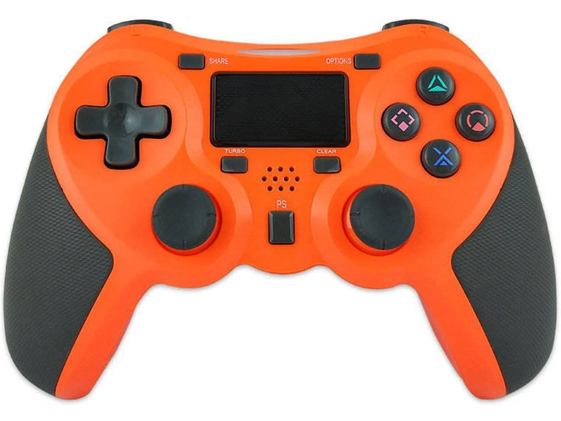 Controlador de Jogo Sem Fio YIZHOOD, Playstation 4/Playstation 3, Laranja