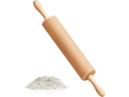 Rodillo Profesional 2025 De Madera De Haya Sólida, Ideal Para Masas De Pizza Y Pasteles