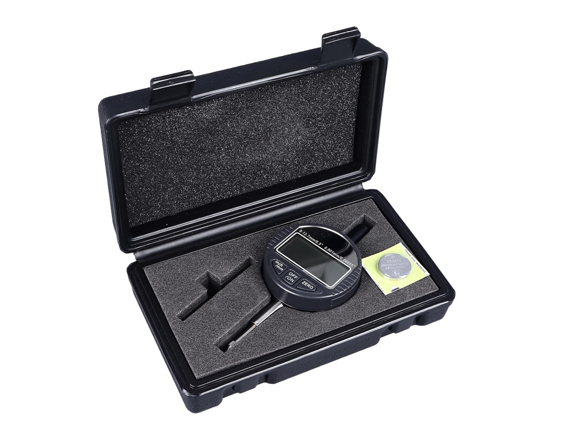 Indicador De Mostrador Digital, Resolução De 0,001 Mm A 0,00005 Polegadas, Faixa De Teste 12,7