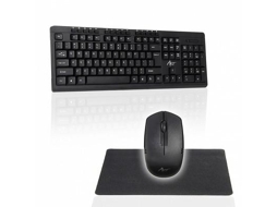 Rato Computer Set Wireless Keyboard + Ak48A + Mousepad