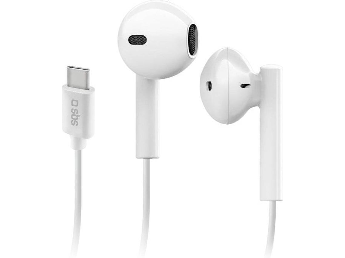 Auriculares com Fio SBS Studio Mix 65C (Outlet Caixa Aberta - In Ear - Microfone - Branco)