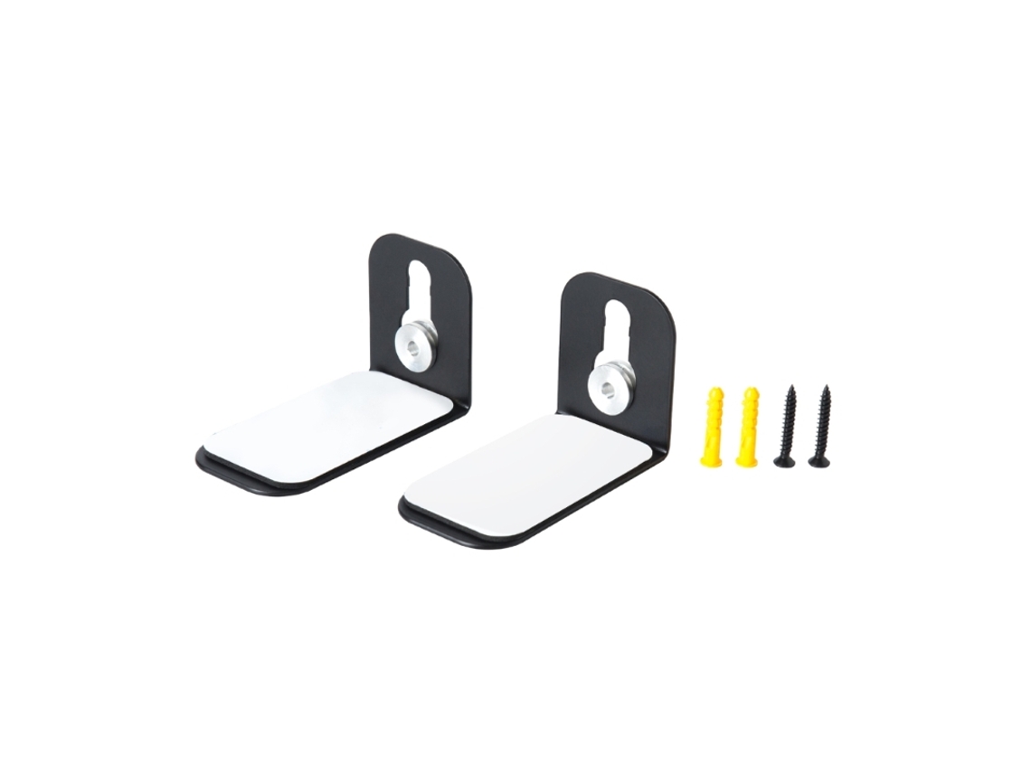 Suporte de parede ajustável em L para soundbar, home theater AQUAFORGE