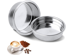 Filtro De Café Em Aço Inoxidável, Para Cafeteira Com Cesto Pressão Camada Dupla 51 Mm, 1 Ou 2 Xícaras, Expresso.