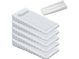 5 Tiras de Goma para Puertas Premium Antideslizantes Wedge Silicona Resistente para Suelo Patio Blanco