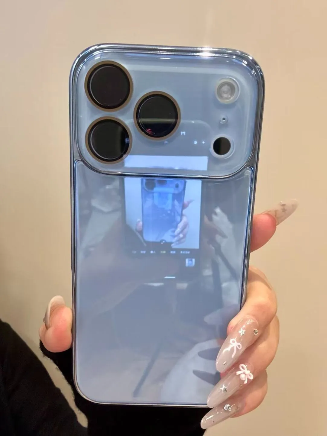 Capa De Vidro Temperado Para Câmera (iphone 13 Pro Azul), Capa Traseira Rígida À Prova De Choque.