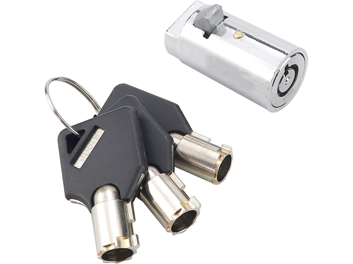 Cilindro De Acesso Para Armários E Máquinas, Acessórios De Substituição Para Portas Máquinas Venda Automática Com 3 Abridores