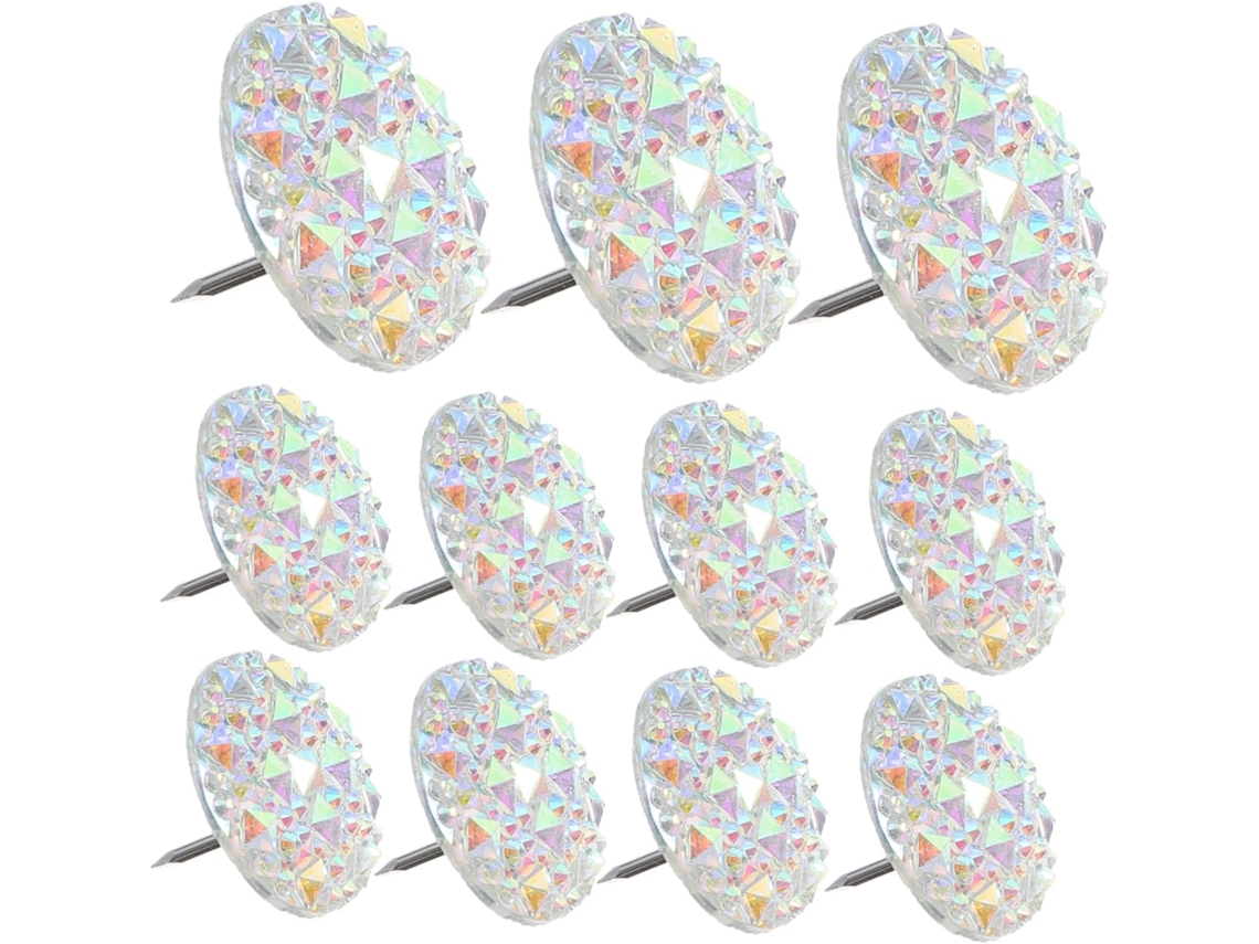 60 Peças De Tachinhas Decorativas Com Strass Para Fotos