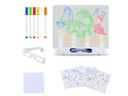 Placa de Pintura Mágica 3D Pintura Luminosa 3D Ferramentas de Pintura Infantil JEDBESETZT