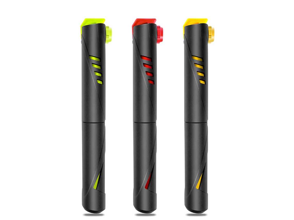 Bomba de ar portátil West Biking para bicicleta, mini manual com display LED