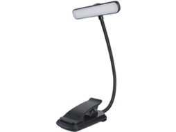 Luminária De Mesa Com Clipe, Recarregável Via Usb, Para Leitura Em
