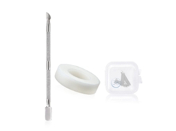 Kit de Correção de Unhas Groove com Fita Pe Corretora de Unhas Empurra