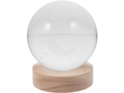 Luminária Noturna Led em Formato de Lua com Base Natural, Lâmpada Usb para Quarto Infantil, Iluminação Suave e Variável. SFUSHOS