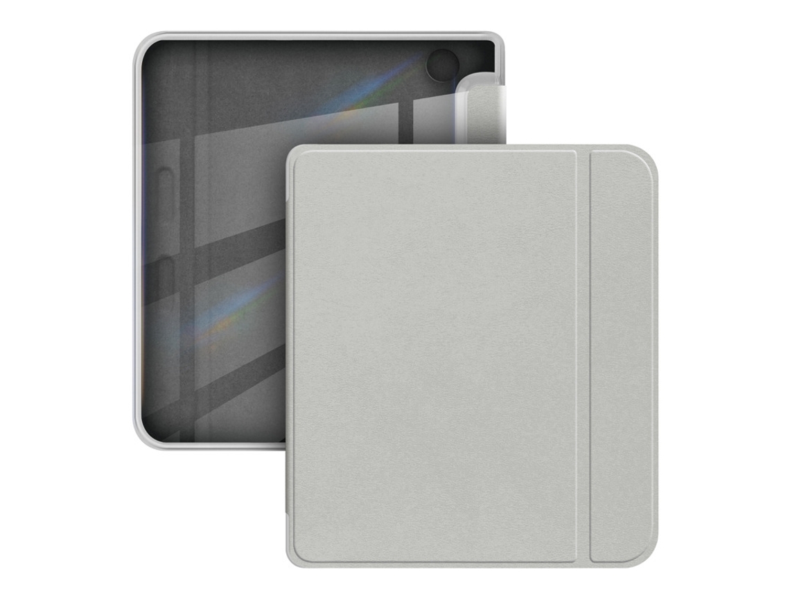 Capa Para Kobo Libra Colour /2 (7 Polegadas), Traseira Tpu Flexível Macia Ultra Transparente Czhhmart Cinza