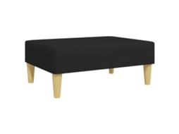Footstool, Footstools Vidaxl Preto Tecido (n/a)