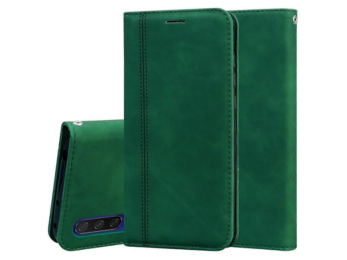 Capa Fosca De Couro Pu Com Aba Horizontal E Fecho Magnético, Suporte, Compartimento Para Cartão E Cordão Para Xiaomi Mi Cc9e.
