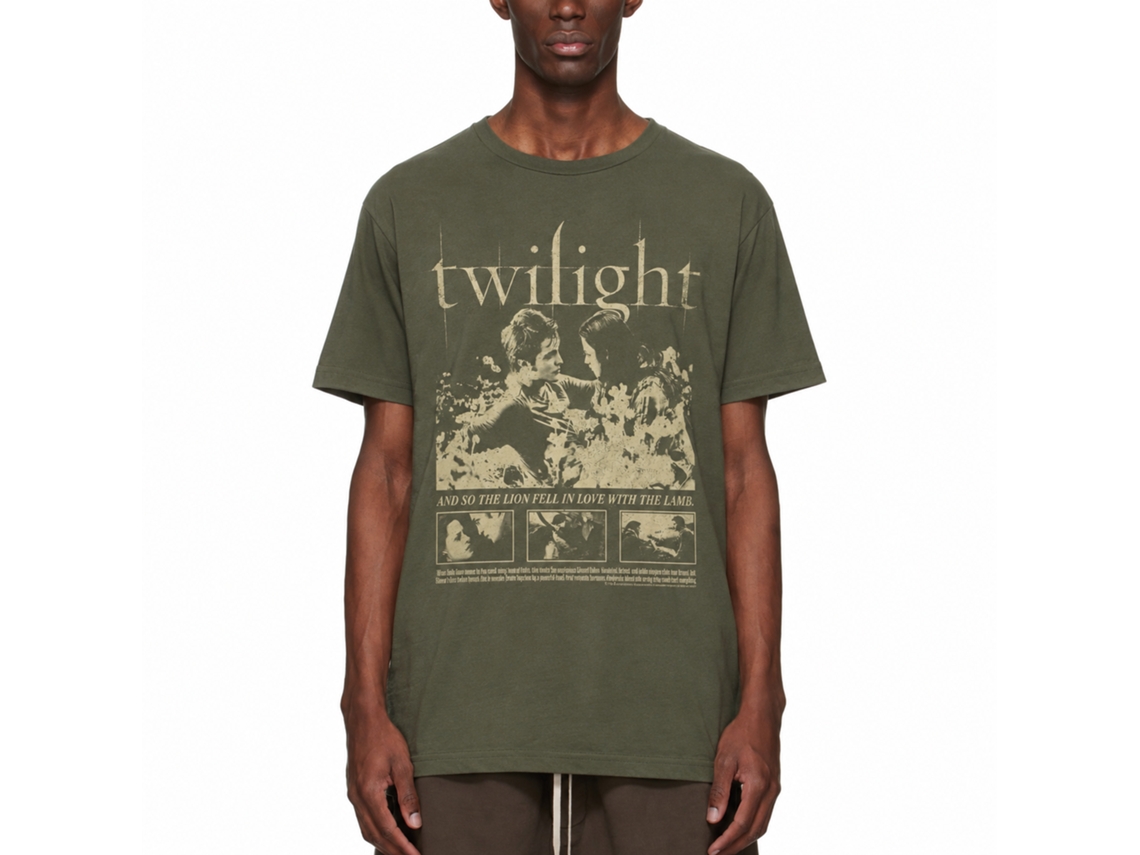 Rockinstone Twilight Plot Military Green T-shirt Size:l